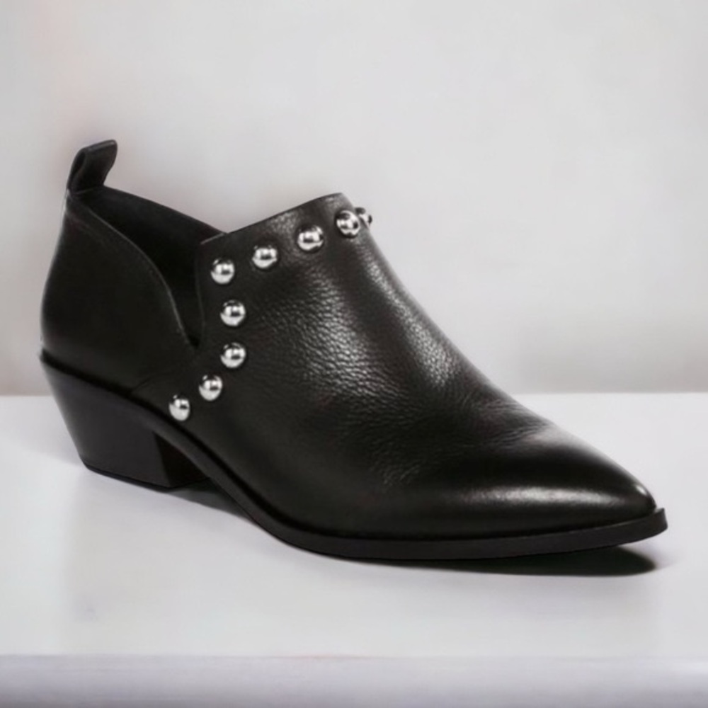 Studded booties Leather Studded Accents Western Boots